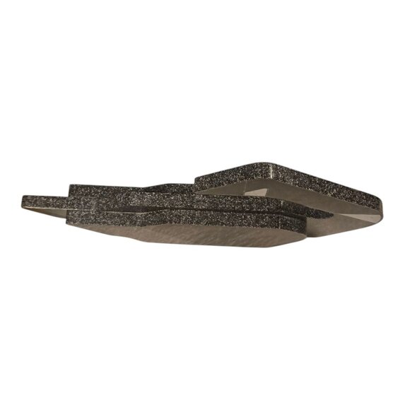 Canadian Goose Sculpture Art Deco Style Black Gray 11 inch Bird Home Decor - Picture 16 of 16